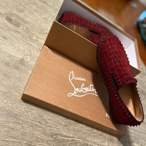 Christian Louboutin Pik Boat Flat Crosta Dundee